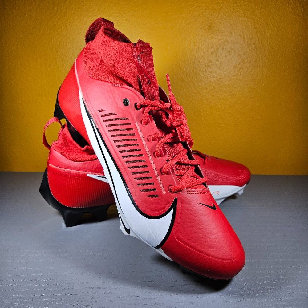 Nike Vapor Edge Pro 360 2 Football Cleats DA5456-616 Men's Size 15 Red/White NWT